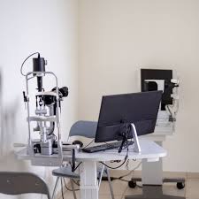 Eye clinic equipment room